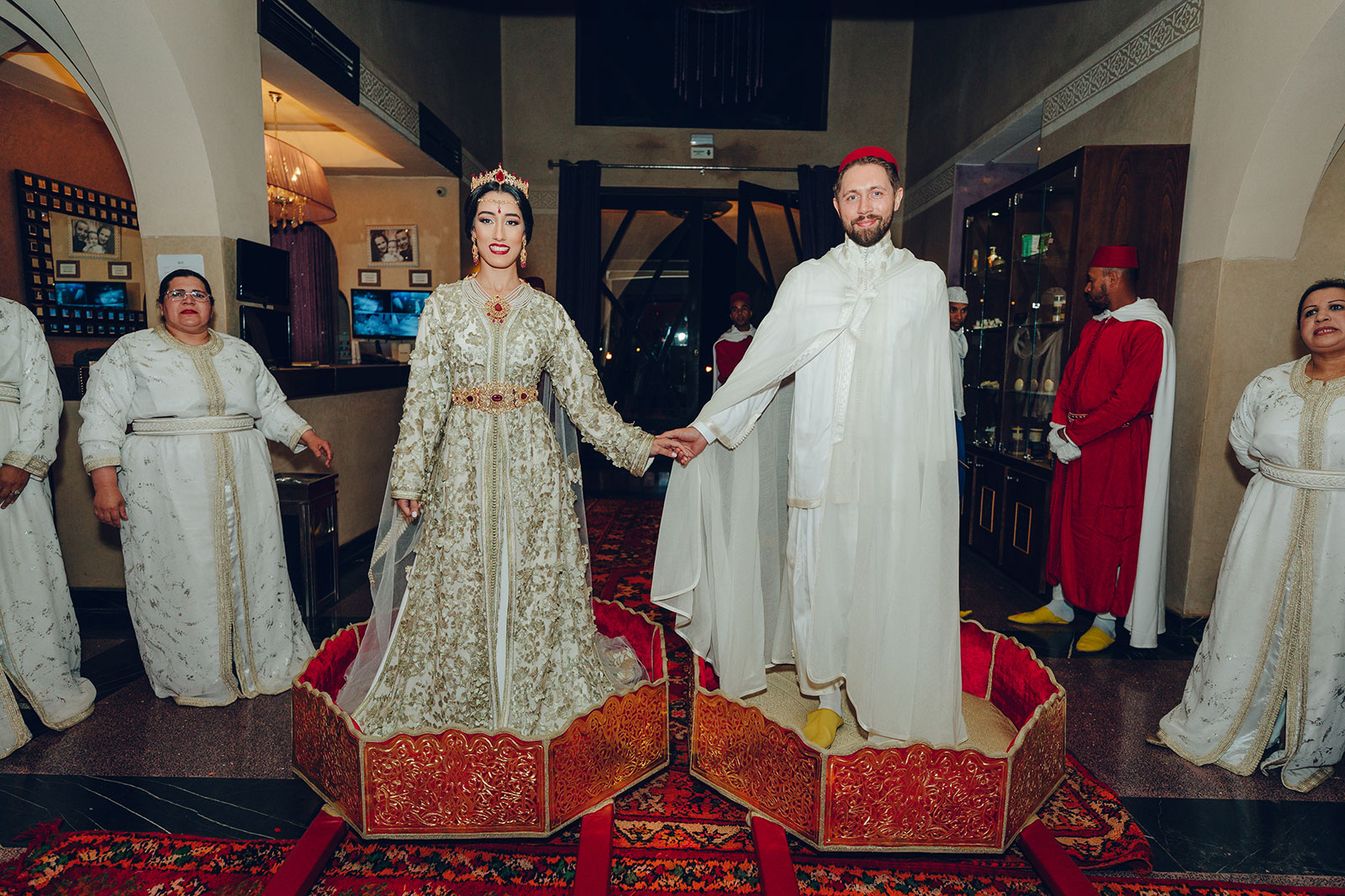 Wedding photographer in Marrakech, Private Villa Morocco, destination wedding with Houda and Sebastien © Ettore Franceschi